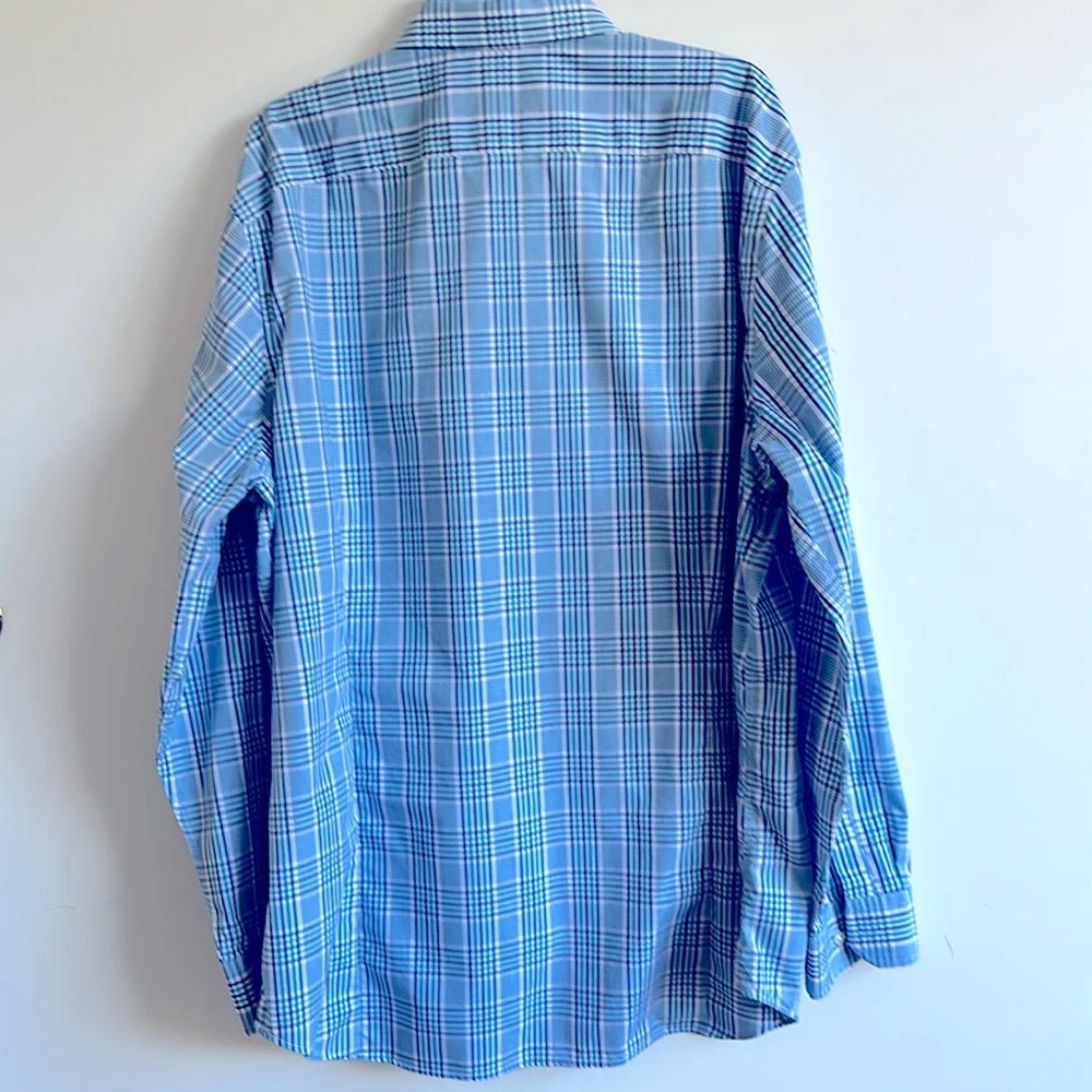 Banana Republic 100% Cotton Non-Iron Long Sleeve Shirt Size XXL 18-18 1/2 36”